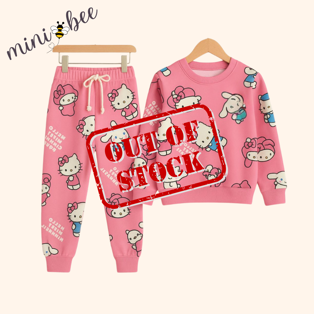 Hello Kitty Pink Fleece Tracksuit