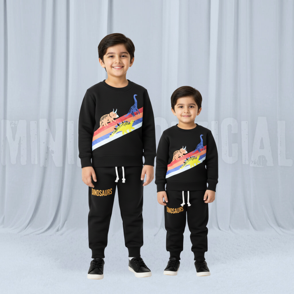 Dino Walk Fleece Tracksuit