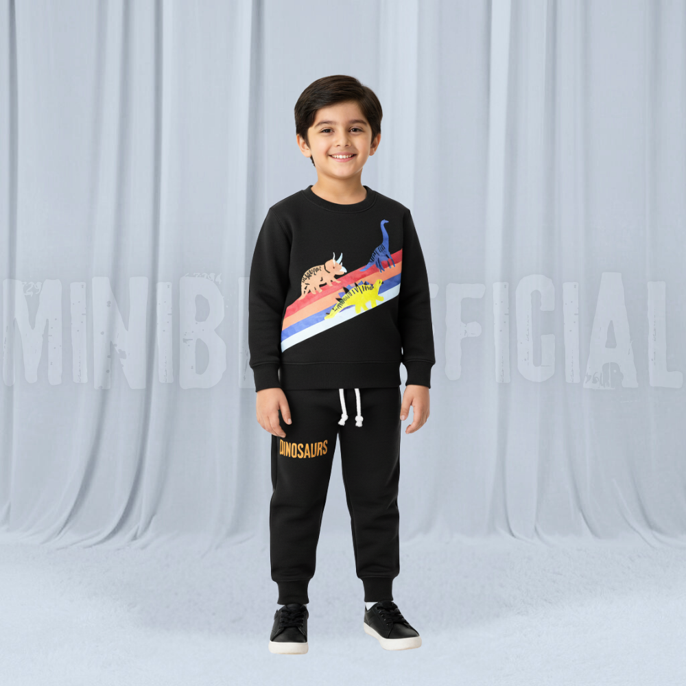 Dino Walk Fleece Tracksuit