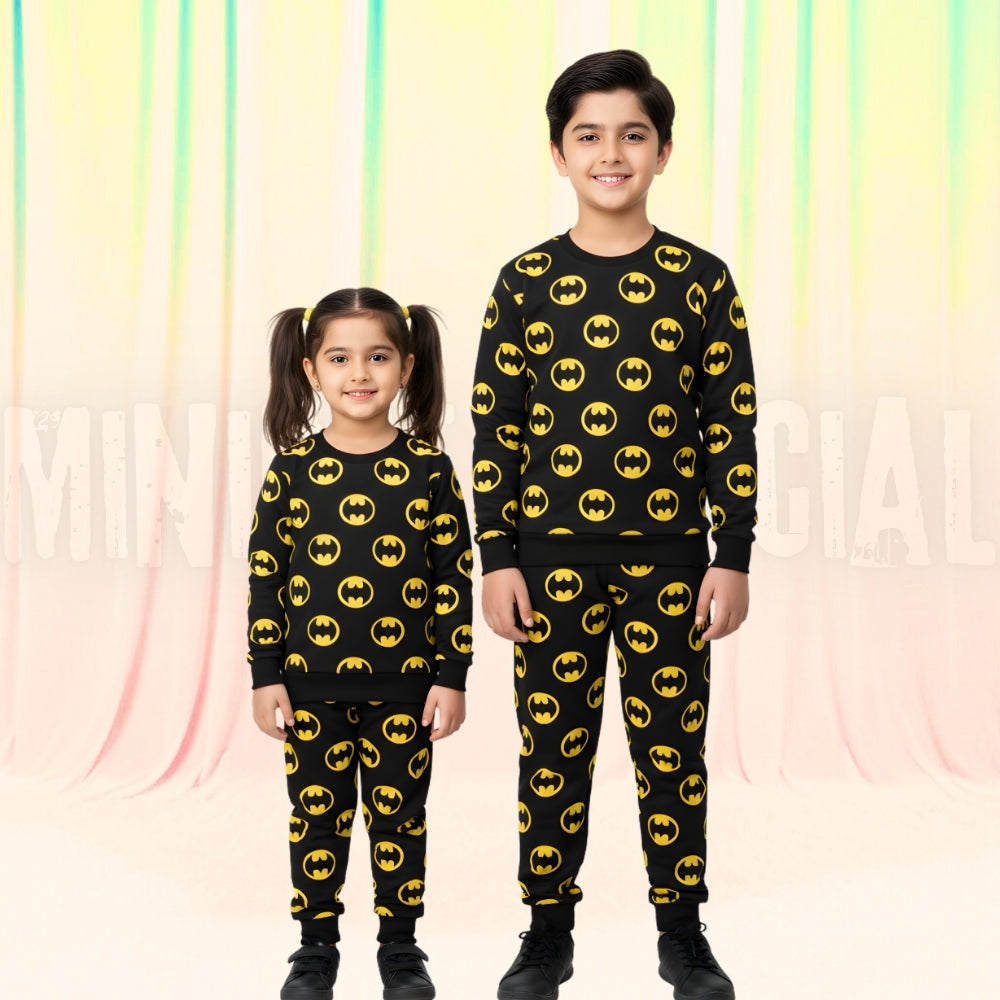 Batmano Black Fleece Tracksuit